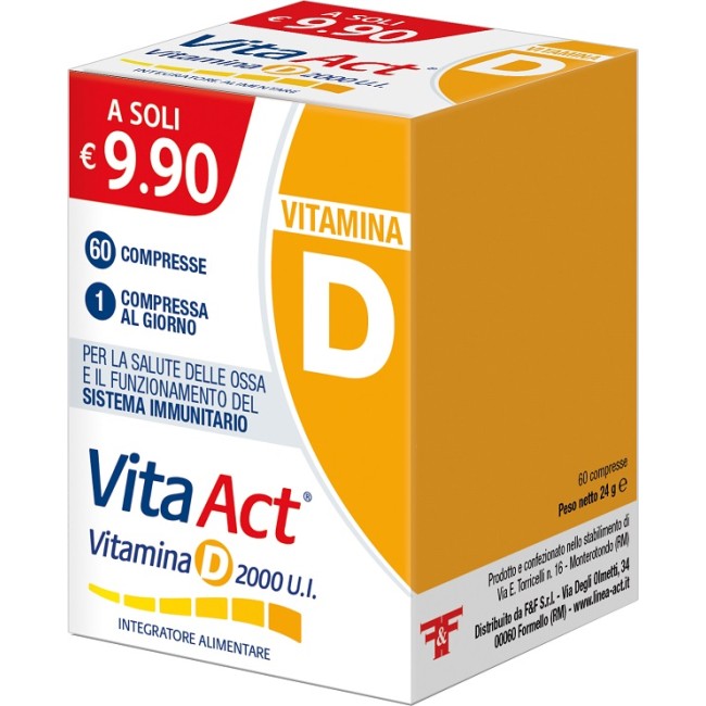F&f Vita Act Vitamina D 2000ui 60 Compresse