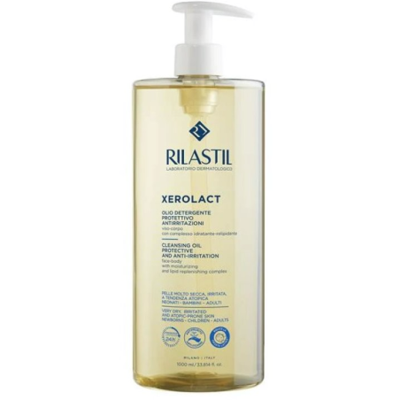 Rilastil Xerolact Olio Detergente viso e corpo pelle secca o atopica Rilastil Xerolact Olio Detergente viso e corpo pelle secca o atopica