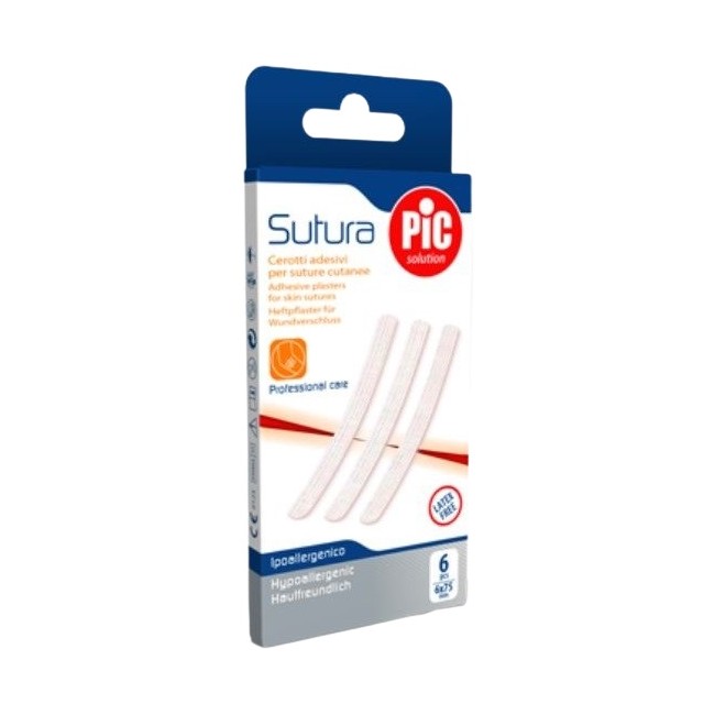 Cerotto Per Sutura Pic Solution 12x100 Mm 6 Pezzi