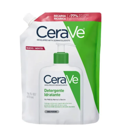 Cerave Detergente idratante pelle normale e secca RICARICA 473 ML