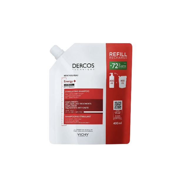 Vichy Dercos Shampoo energizzante anticaduta eco-ricarica 400 ml