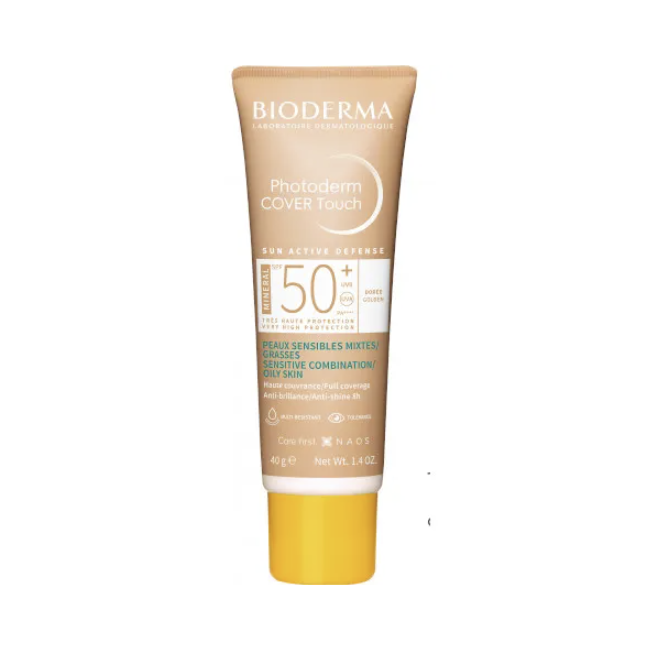 Bioderma Photoderm Cover Touch Mineral Dore' Spf50+ 40 Ml