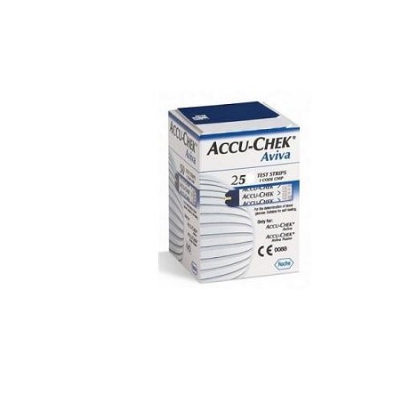 Accu-Chek Aviva 25 strisce reattive per la misurazione della glicemia Accu-Chek Aviva 25 strisce reattive per la misurazione della glicemia