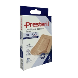 Corman Cerotto Presteril Sili-soft Skin Post Operatorio 5x7,5 Cm 5 Pezzi