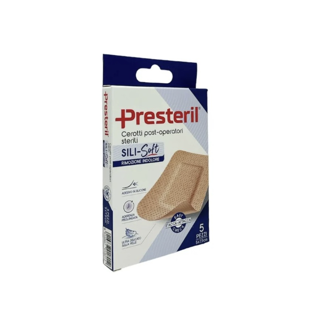 Corman Cerotto Presteril Sili-soft Skin Post Operatorio 5x7,5 Cm 5 Pezzi