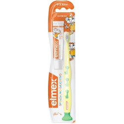 Elmex Bimbi Spazzolino educativo per bambini per imparare a lavarsi i denti 0-3 anni