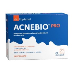 Acnebio Pro Integratore per Pelle 24 Stick