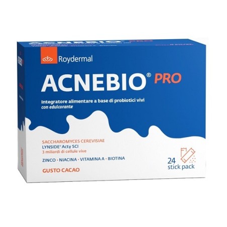 Acnebio Pro Integratore per Pelle 24 Stick Acnebio Pro Integratore per Pelle 24 Stick