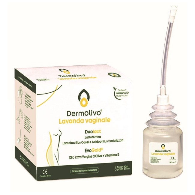Green Life Dermolivo Lavanda Vaginale 3 Fiale Da 80 Ml