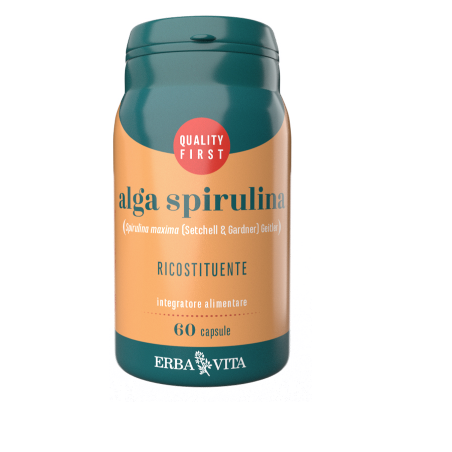 Erba Vita Alga Spirulina integratore ricostituente 60 capsule