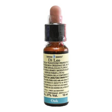 Oak Fiori di Bach Laboratorio Erboristico di Leo flacone contagocce 10 ml