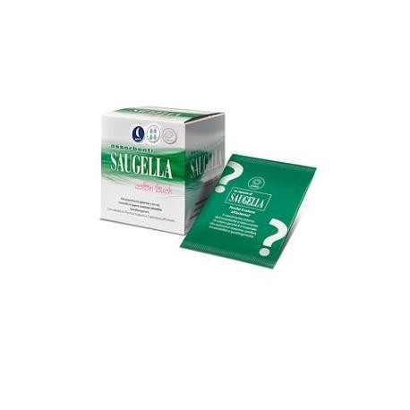 Saugella Cotton Touch - 12 Assorbenti Notte con Ali in Cotone Idrofilo Prezzo Speciale