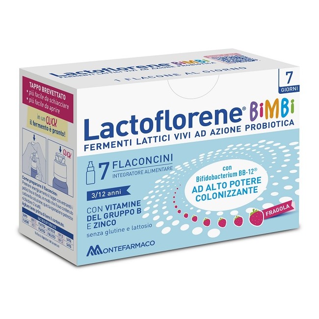 Montefarmaco Lactoflorene Bimbi 7 Flaconcini 10 Ml