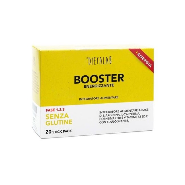 Confezione da 20 stickpack di Integratore  Alimentare Booster Energizzante da DietaLab