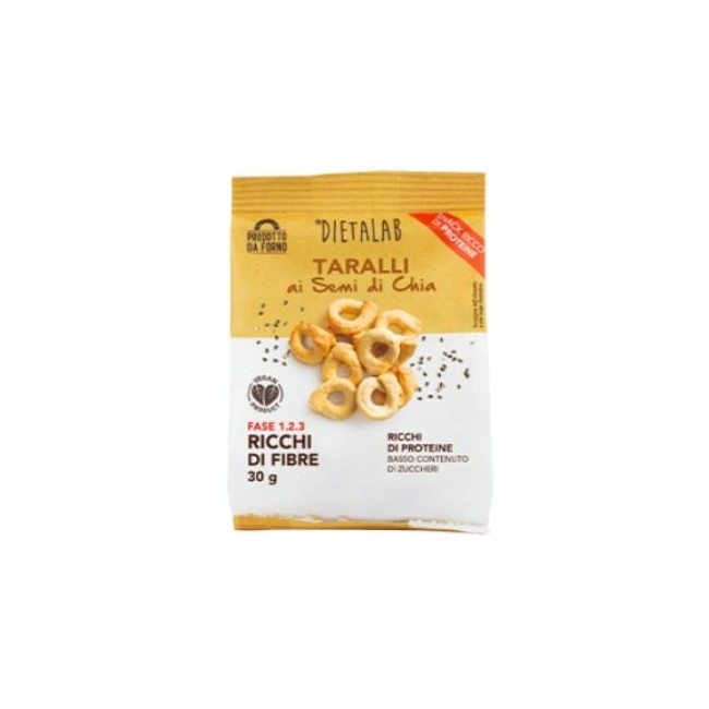 Confezione da 30g di Taralli ai semi di Chia da DietaLab