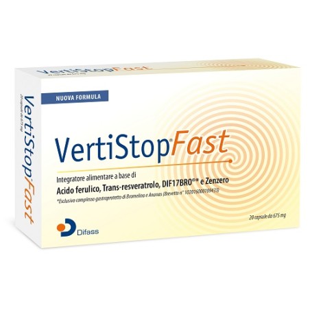 Difass International Vertistop Fast 20 Capsule Da 675 Mg