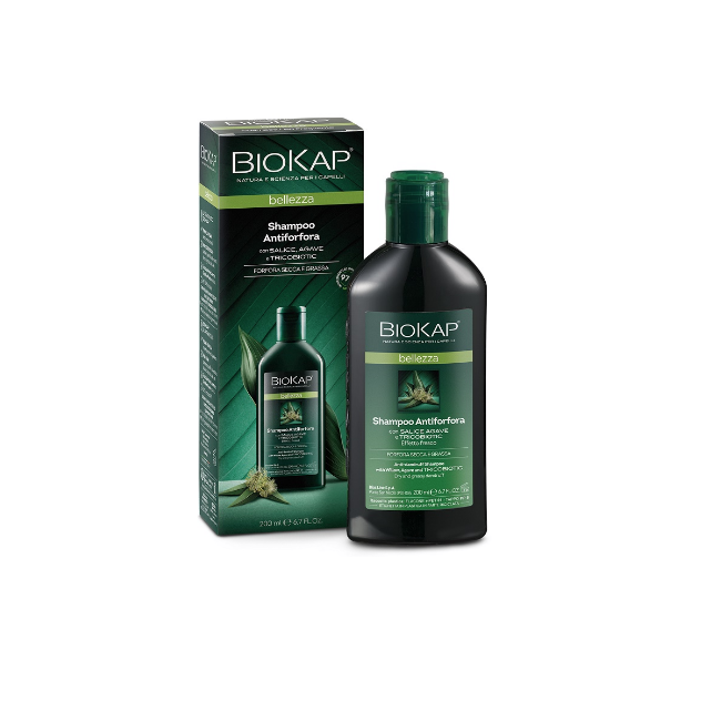 Biokap Shampoo Antiforfora Dermopurificante con Salice e Agave 200 ml