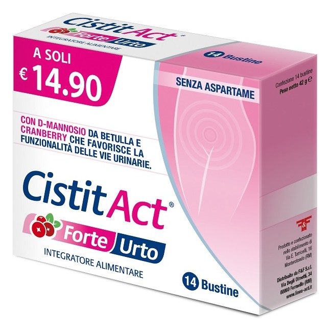 F&f Cistit Act Forte Urto 14 Bustine