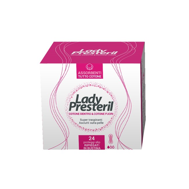 Corman Lady Presteril Cotton Power Proteggi Slip Pocket Anatomici Ripiegati Promo 24 Pezzi Corman Lady Presteril Cotton Power Proteggi Slip Pocket Anatomici Ripiegati Promo 24 Pezzi