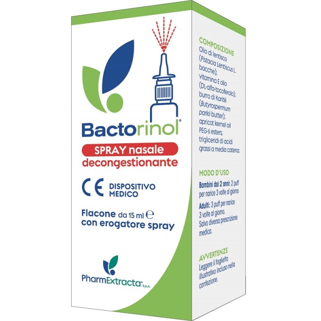 Pharmextracta Bactorinol Spray Nasale 15 Ml