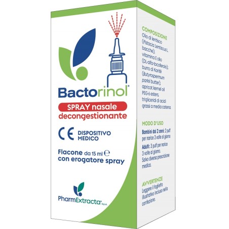 Pharmextracta Bactorinol Spray Nasale 15 Ml