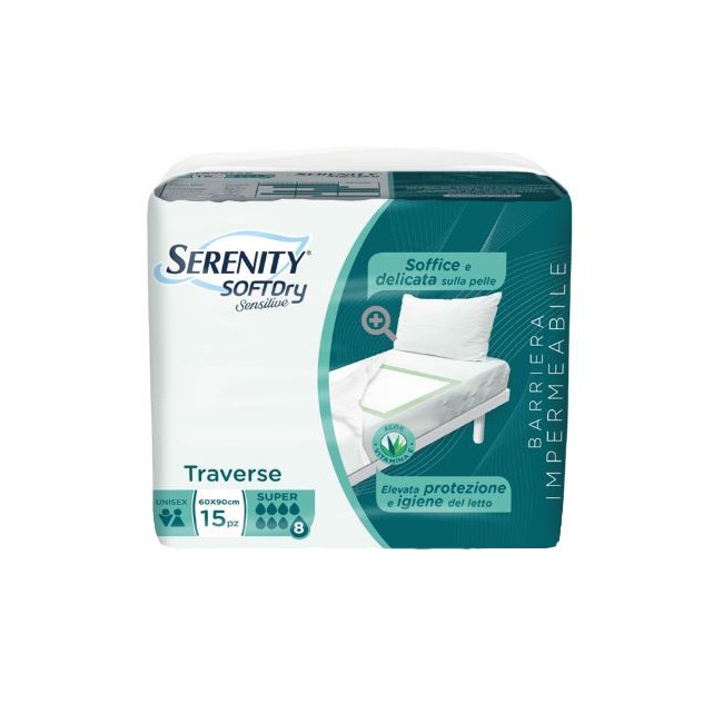 Serenity Traversa Sd Sensitive Super 60x90 Cm 15 Pezzi