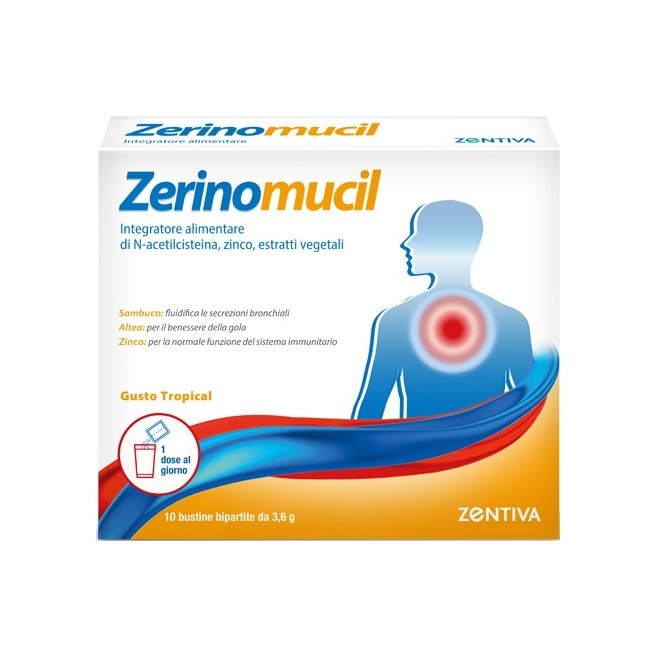 Zentiva Zerinomucil 10 Bustine 3,6 G