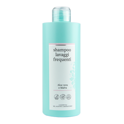 Flacone da 400 ml di Sgampo Lavaggi Frequenti della linea Essenzia.