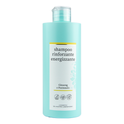 Flacone da 400 ml di Essenzia Shampoo Rinforzante Energizzante.