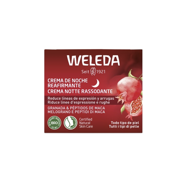 Weleda Crema Viso Notte Rassodante al Melograno 30 ml