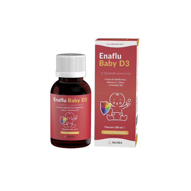 Inlinea Enaflu Baby D3 per le difese immunitarie dei bambini 150 ml