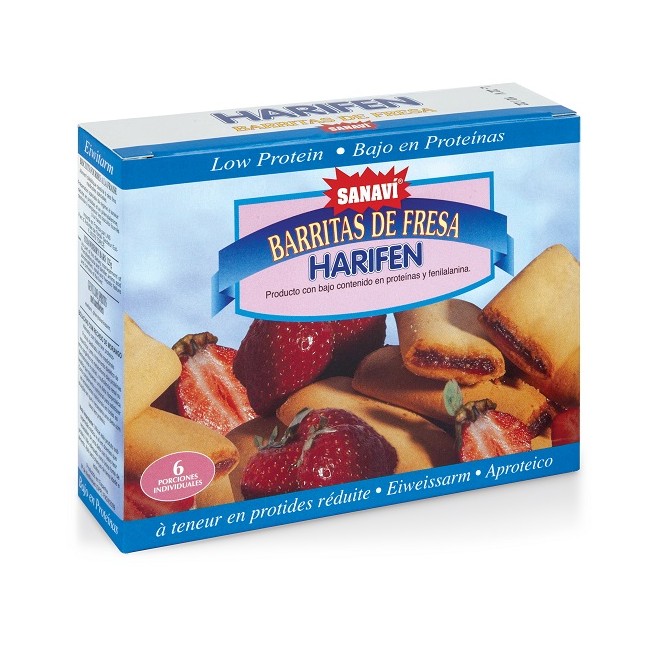 Dmf Dietetic Metabolic Food Harifen Snack Fragola 125 G