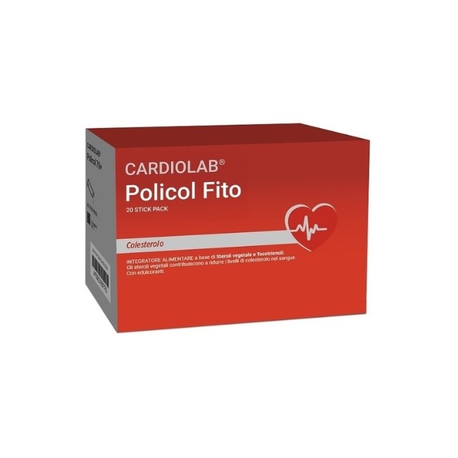 Confezione da 20 stick pack di Cardiolab Policol Fito