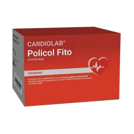 Confezione da 20 stick pack di Cardiolab Policol Fito