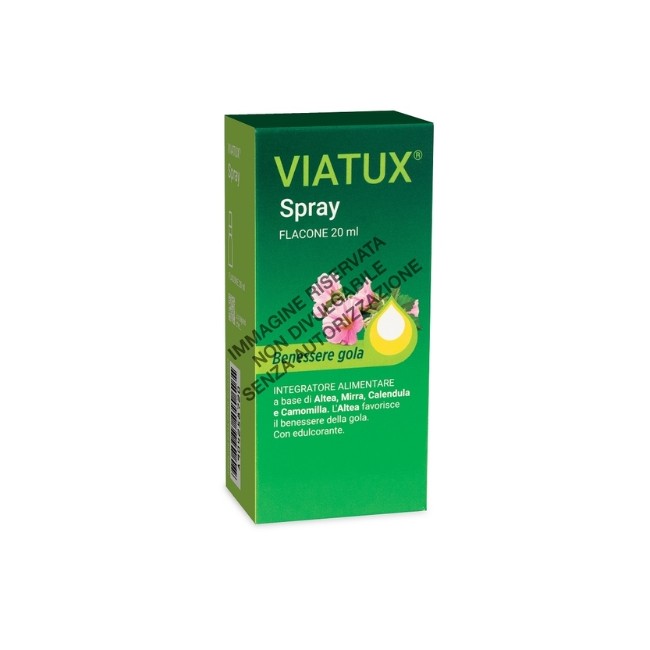 Flacone da 20ml di Integratore Lenitivo Spray ViaTux Flacone da 20ml di Integratore Lenitivo Spray ViaTux