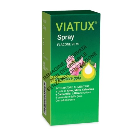 Flacone da 20ml di Integratore Lenitivo Spray ViaTux Flacone da 20ml di Integratore Lenitivo Spray ViaTux