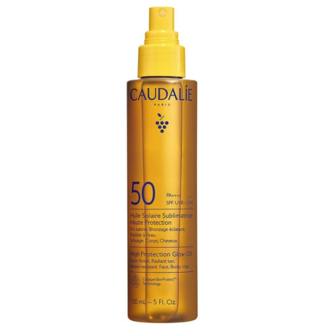 Caudalie Vinosun Olio solare abbronzante alta protezione spf 50 150 ml