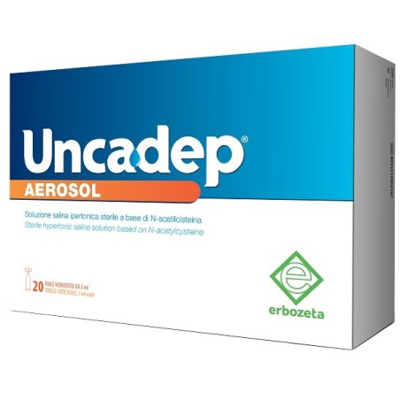 20 fiale da 5 ml di Uncadep Aerosol.