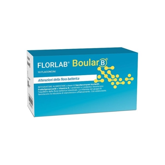 Confezione da 10 Flaconcini di Integratore per Intestino FlorLab BoularB