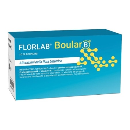 Confezione da 10 Flaconcini di Integratore per Intestino FlorLab BoularB