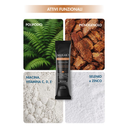 Miamo Skin Defence 30 stick - Integratore per abbronzatura gusto frutti di bosco