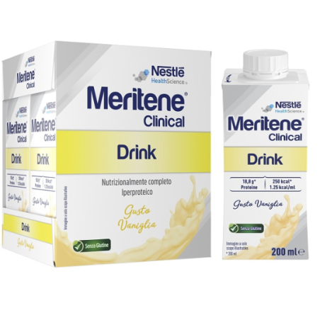 Meritene Drink Vaniglia 4 Pezzi da 200 ml