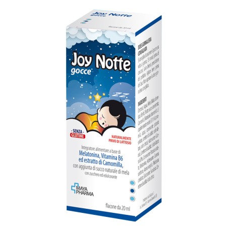 Joy Notte Gocce Melatonina e Camomilla 20 ml Joy Notte Gocce Melatonina e Camomilla 20 ml