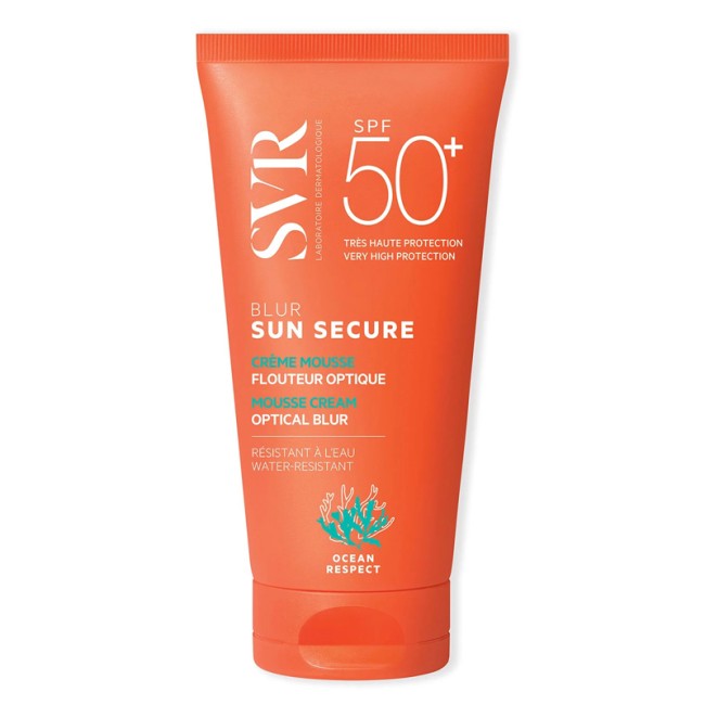 SVR Sun Secure Blur SPF50+ crema solare viso senza profumo 50 ml