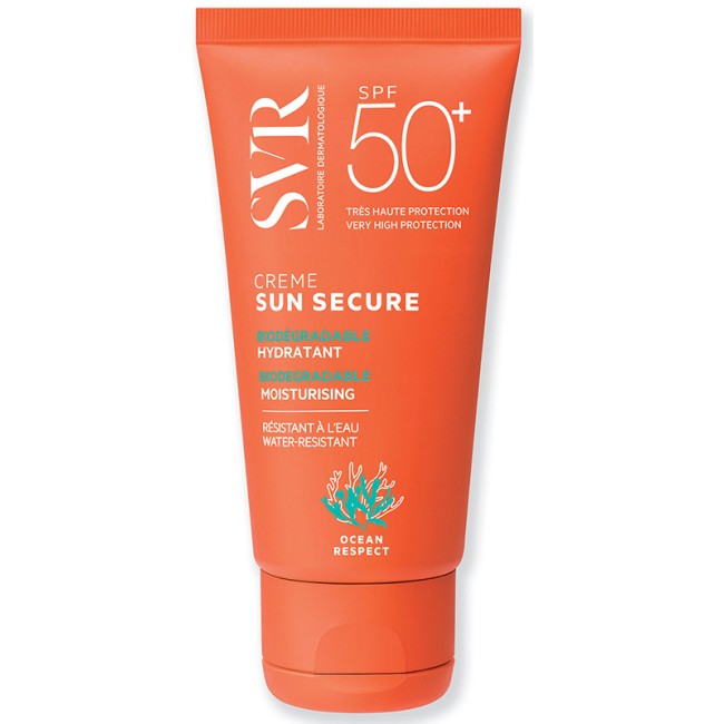 SVR Sun Secure Creme SPF50+ crema viso protettiva biodegradabile 50 ml