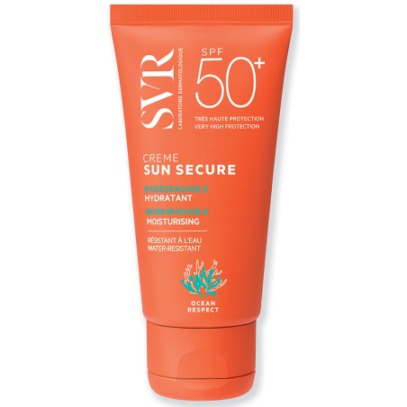 SVR Sun Secure Creme SPF50+ crema viso protettiva biodegradabile 50 ml