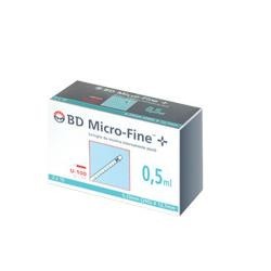 BD Micro-Fine +0,5ml G29 - Siringa per insulina 30 pezzi