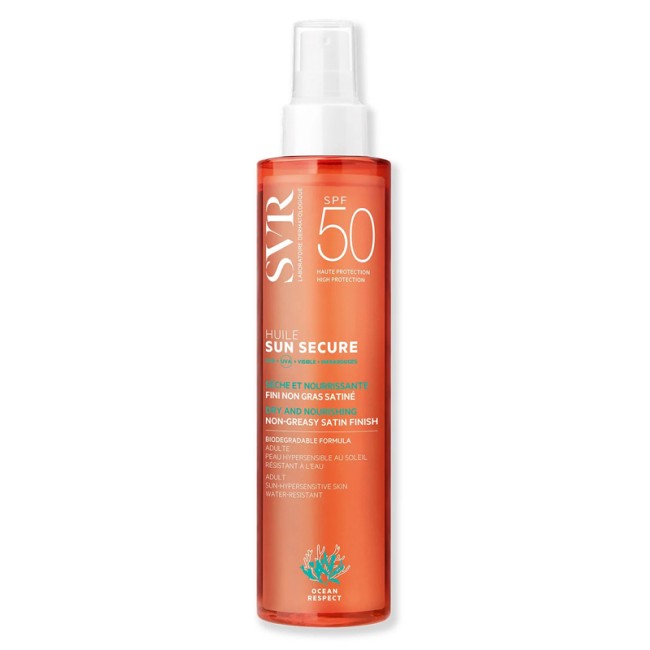 SVR Sun Secure Olio secco SPF50+ spray solare non unto 200 ml