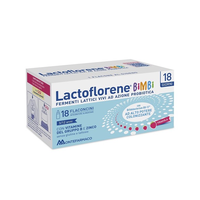 Montefarmaco Lactoflorene Bimbi 18 Flaconcini 10 Ml