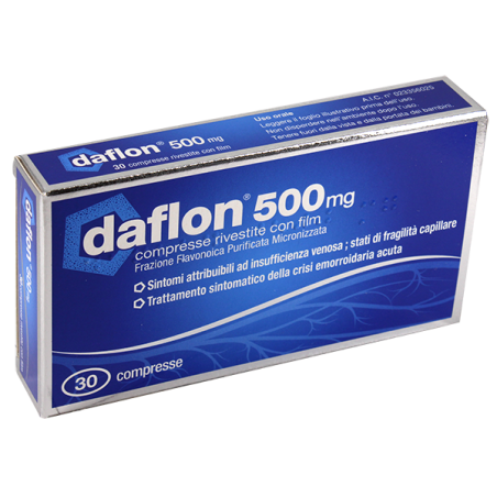 Gmm Farma Daflon 30 Compresse Rivestite 500mg Gmm Farma Daflon 30 Compresse Rivestite 500mg